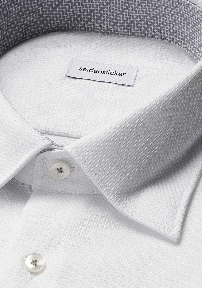 Comfort Chemise d'affaires Structure dans Blanc | Boutique en ligne Seidensticker