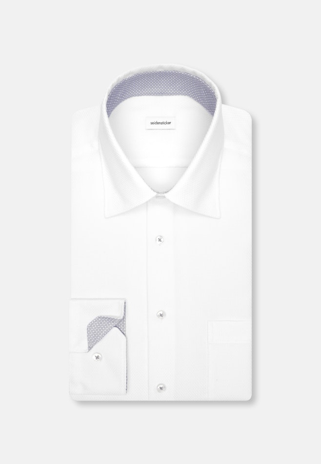 Comfort Business shirt Structure in Weiß | Seidensticker online shop