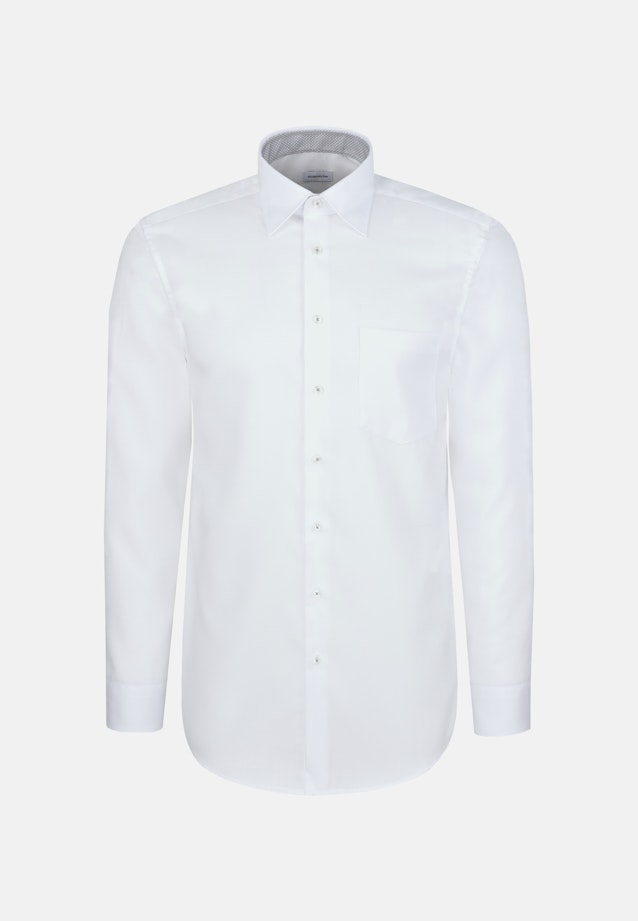 Comfort Business shirt Structure in Weiß |  Seidensticker Onlineshop