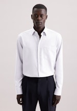 Comfort Business Hemd Struktur in Grau |  Seidensticker Onlineshop