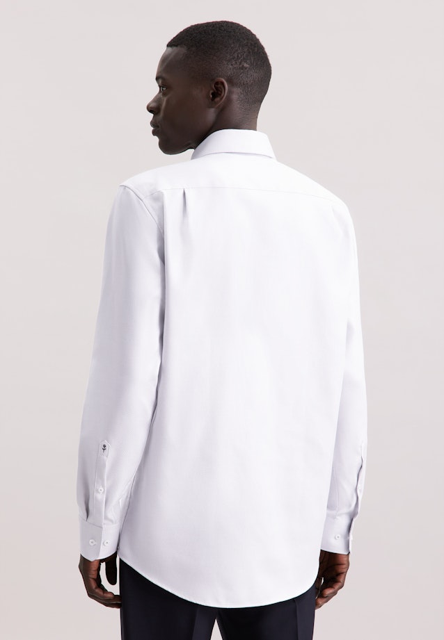 Comfort Business Hemd Struktur in Grau |  Seidensticker Onlineshop