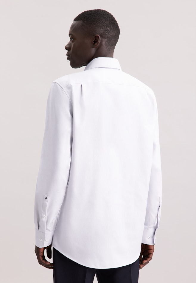 Comfort Business Hemd Struktur in Grau | Seidensticker Onlineshop