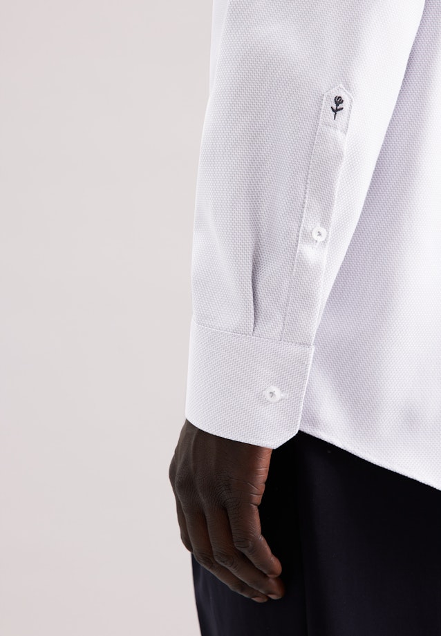 Comfort Business Hemd Struktur in Grau |  Seidensticker Onlineshop