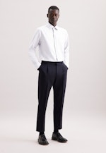 Comfort Business Hemd Struktur in Grau |  Seidensticker Onlineshop