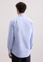 Regular Chemise Performance Imprimé in Bleu Moyen |  Seidensticker Onlineshop