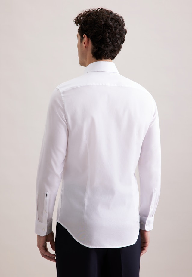 Shaped Business Hemd Uni in Weiß |  Seidensticker Onlineshop