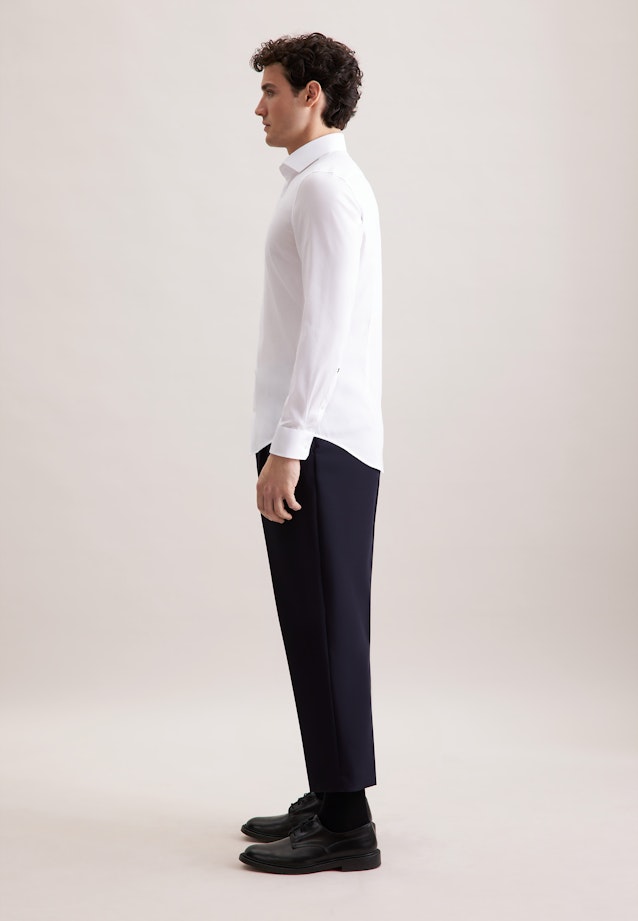 Shaped Business shirt Uni in Weiß |  Seidensticker Onlineshop
