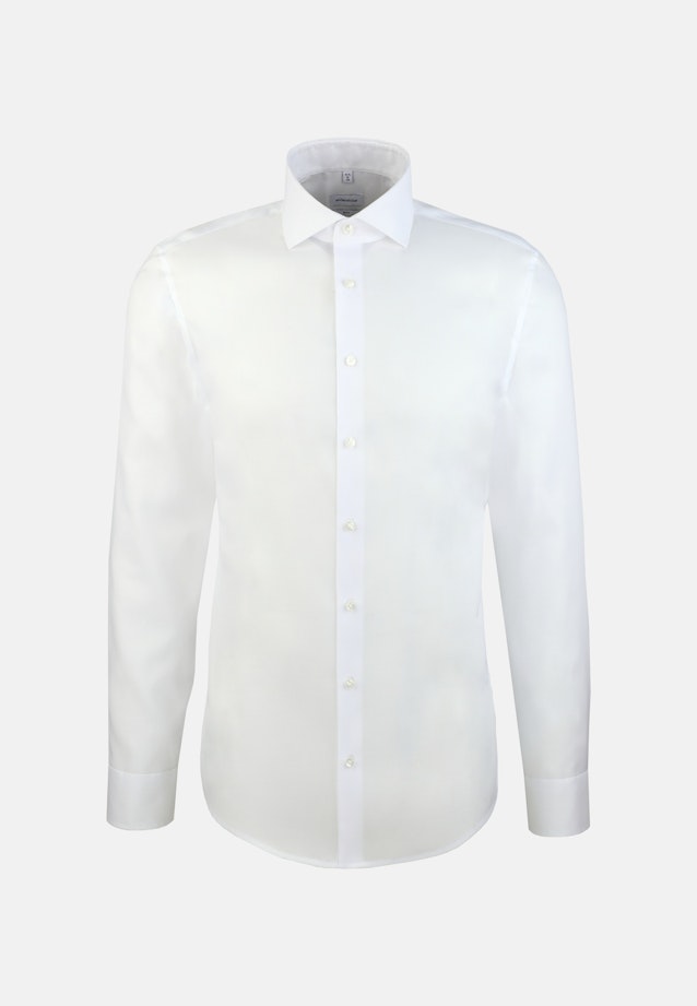 Shaped Business shirt Uni in Weiß |  Seidensticker Onlineshop