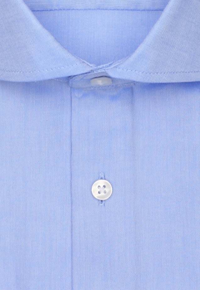 Shaped Business Hemd Uni in Mittelblau |  Seidensticker Onlineshop
