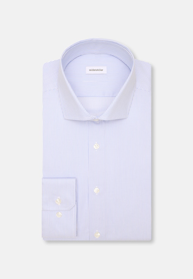 Shaped Chemise d'affaires Rayures in Bleu Moyen |  Seidensticker Onlineshop