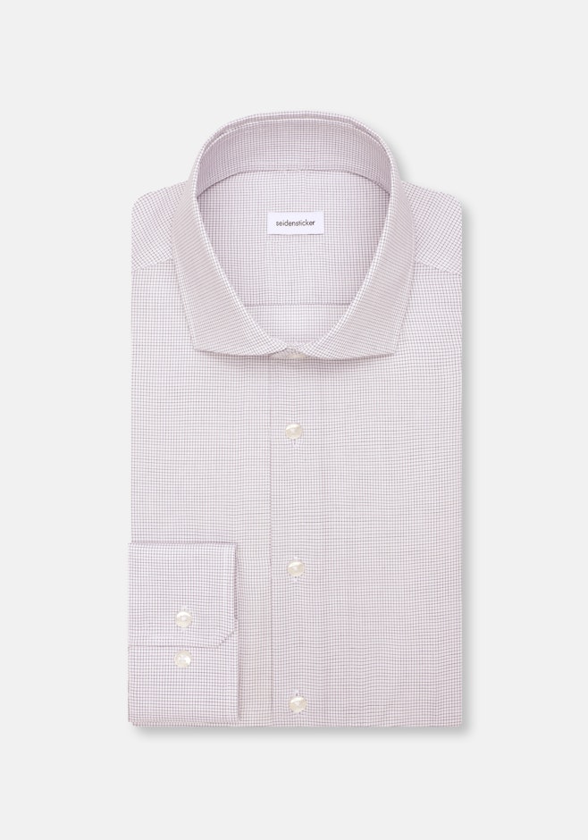 Shaped Business Hemd Karo in Dunkelblau | Seidensticker Onlineshop