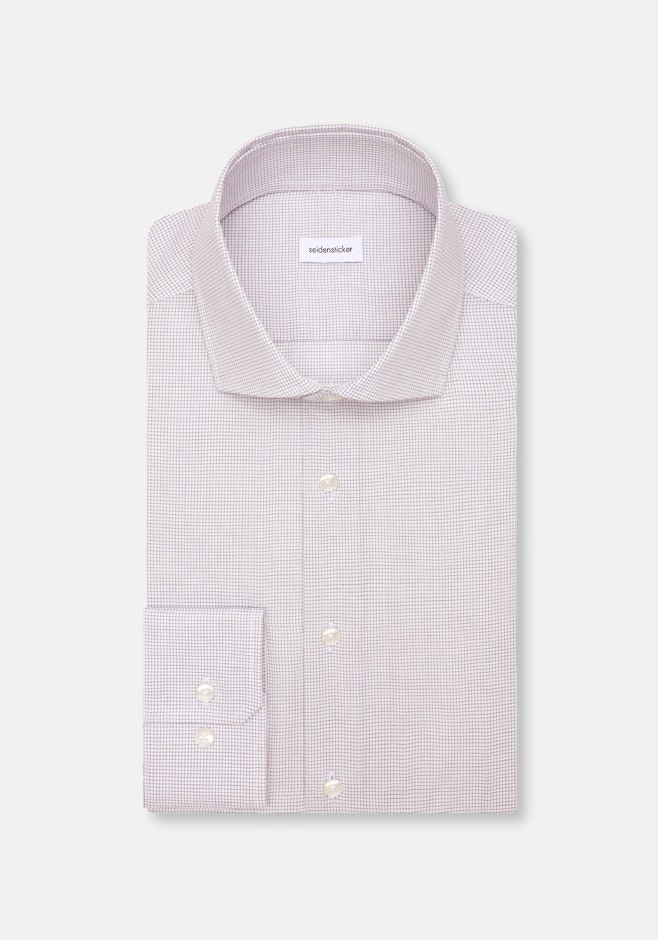 Shaped Chemise d'affaires carreaux dans Bleu Foncé | Boutique en ligne Seidensticker