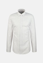 Shaped Flanellhemd Karo in Beige |  Seidensticker Onlineshop