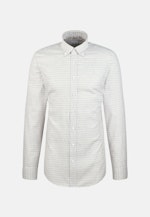 Shaped Flannel shirt Check in Beige |  Seidensticker Onlineshop