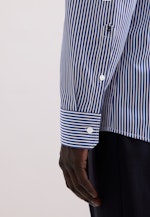 Regular Business Hemd Gestreift in Dunkelblau |  Seidensticker Onlineshop