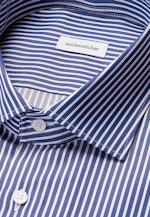 Regular Business Hemd Gestreift in Dunkelblau |  Seidensticker Onlineshop