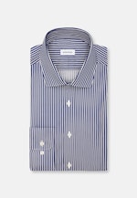 Regular Business Hemd Gestreift in Dunkelblau |  Seidensticker Onlineshop