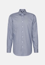 Regular Business Hemd Gestreift in Dunkelblau |  Seidensticker Onlineshop