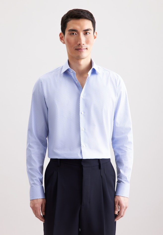 X-Slim Chemise Performance dans Bleu Moyen | Boutique en ligne Seidensticker