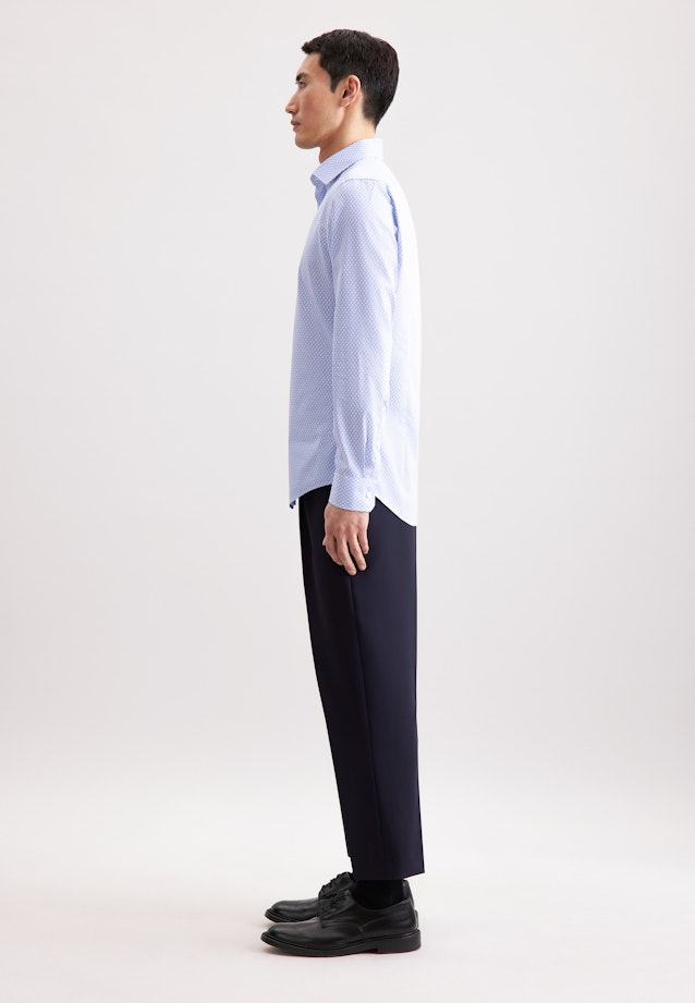 X-Slim Performance shirt in Mittelblau |  Seidensticker Onlineshop