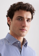 X-Slim Business Hemd Gestreift in Dunkelblau |  Seidensticker Onlineshop