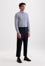 X-Slim Business Hemd Gestreift in Dunkelblau |  Seidensticker Onlineshop