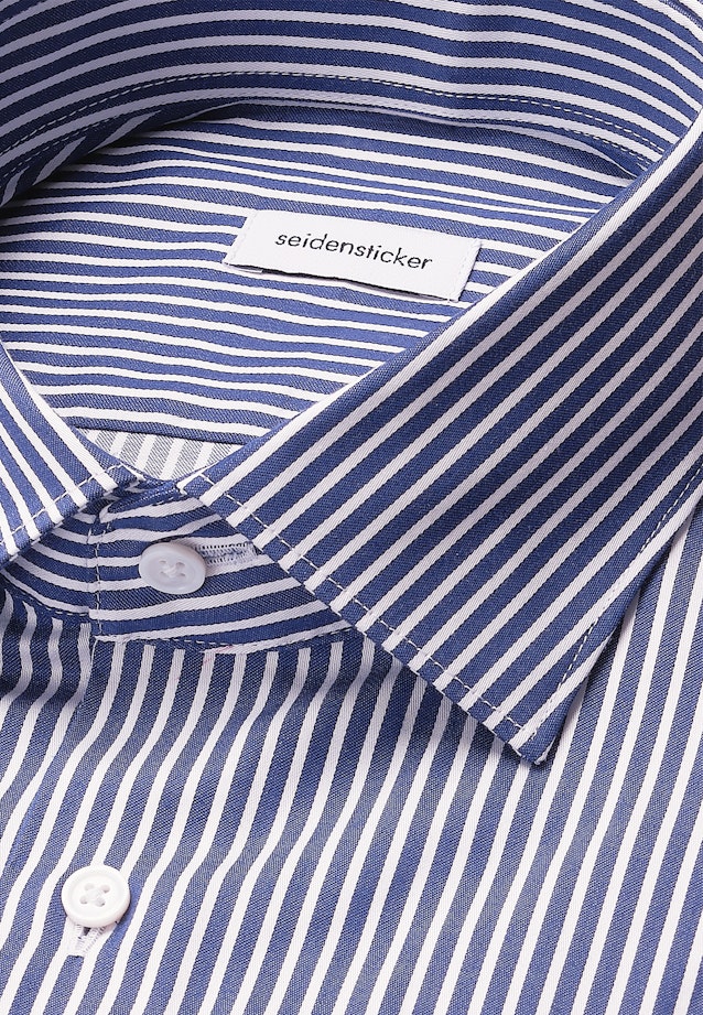 X-Slim Business Hemd Gestreift in Dunkelblau |  Seidensticker Onlineshop