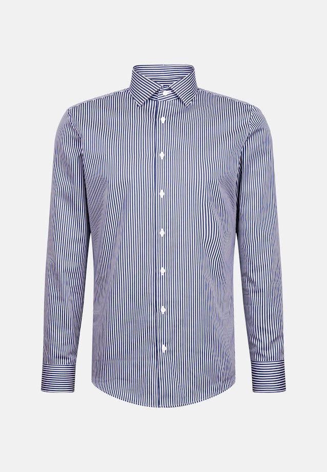 X-Slim Business Hemd Gestreift in Dunkelblau |  Seidensticker Onlineshop