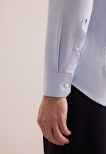 X-Slim Flanellhemd Uni in Mittelblau |  Seidensticker Onlineshop