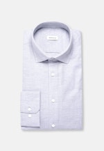 X-Slim Flanellhemd Uni in Mittelblau |  Seidensticker Onlineshop