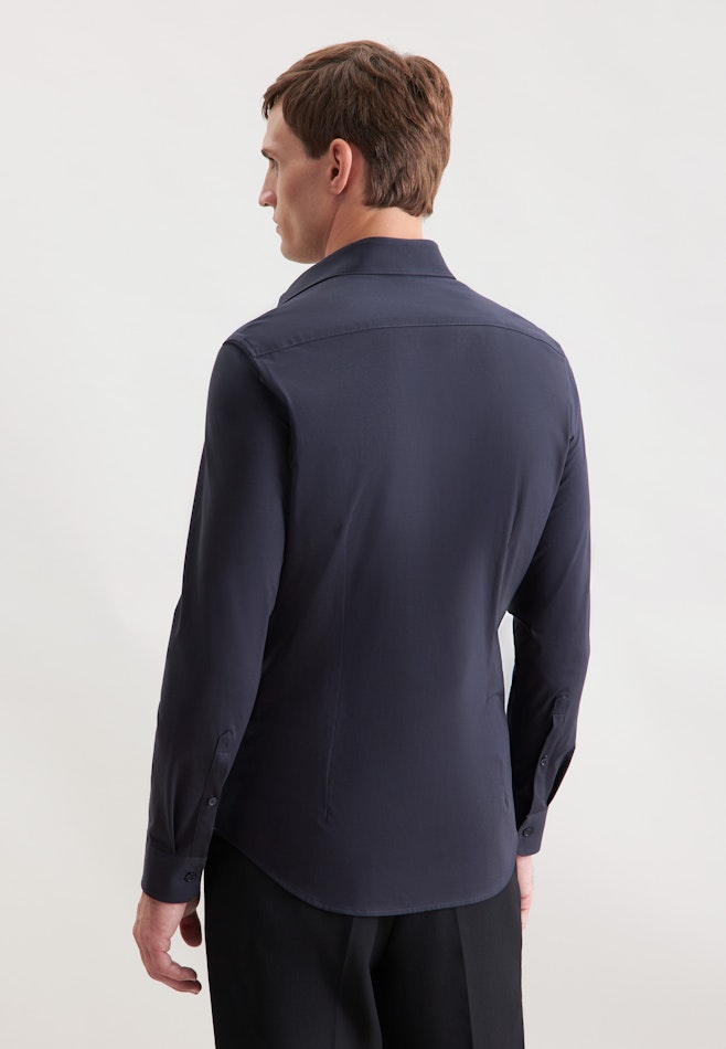 Shaped Chemise en jersey Uni dans Gris | Boutique en ligne Seidensticker