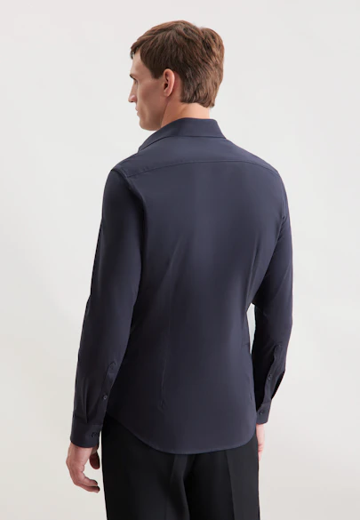 Shaped Jerseyhemd Uni in Grau |  Seidensticker Onlineshop