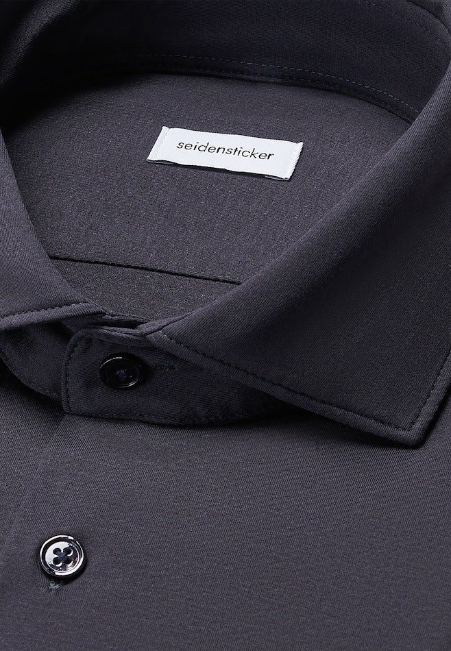 Shaped Jersey shirt Uni in Grey | Seidensticker online shop