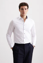 Slim Business shirt Uni in Weiß |  Seidensticker Onlineshop