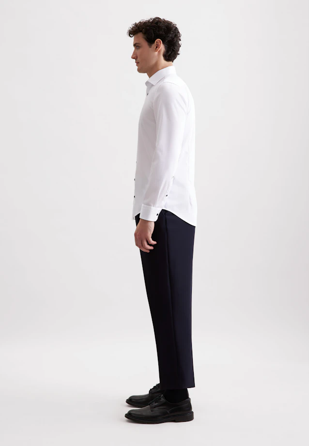 Slim Business shirt Uni in Weiß |  Seidensticker Onlineshop