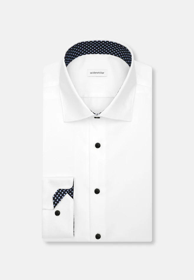 Slim Business shirt Uni in Weiß | Seidensticker online shop