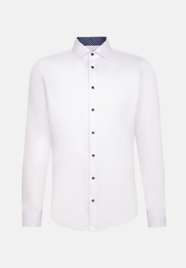 Slim Business Hemd Uni in Weiß |  Seidensticker Onlineshop