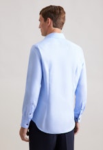 Slim Chemise d'affaires Uni in Bleu Moyen |  Seidensticker Onlineshop