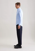 Slim Business shirt Uni in Mittelblau |  Seidensticker Onlineshop
