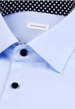 Slim Business Hemd Uni in Mittelblau |  Seidensticker Onlineshop