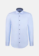 Slim Business Hemd Uni in Mittelblau |  Seidensticker Onlineshop