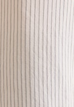 Gestreifte Hemdbluse aus Viskose mit abnehmbarer Schluppe in Weiß |  Seidensticker Onlineshop