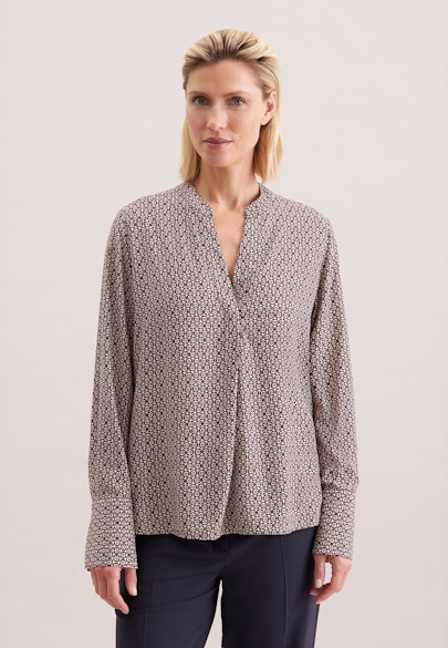 Tunika aus Viskose mit Print in Rot |  Seidensticker Onlineshop