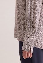 Tunika aus Viskose mit Print in Rot |  Seidensticker Onlineshop