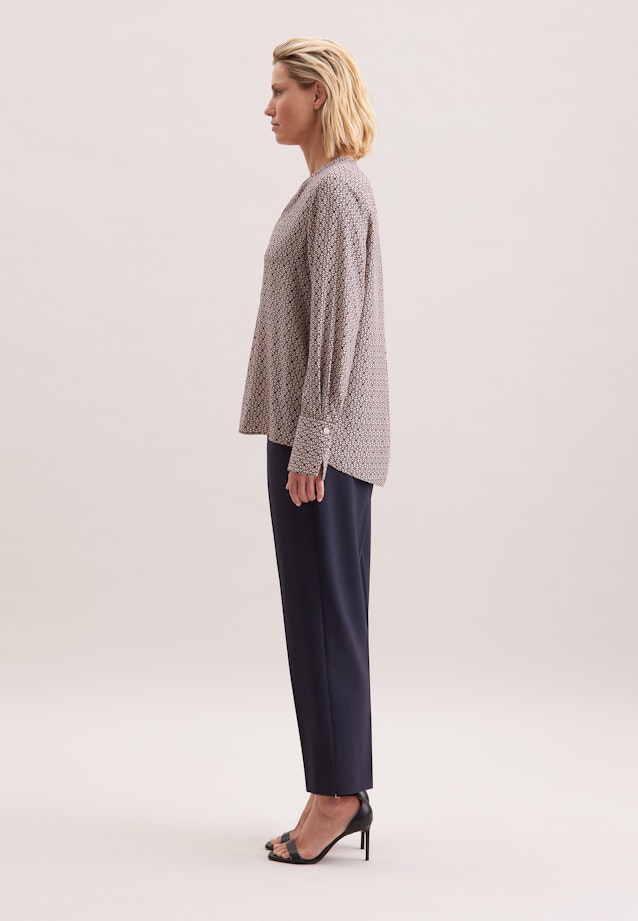 Tunika aus Viskose mit Print in Rot |  Seidensticker Onlineshop