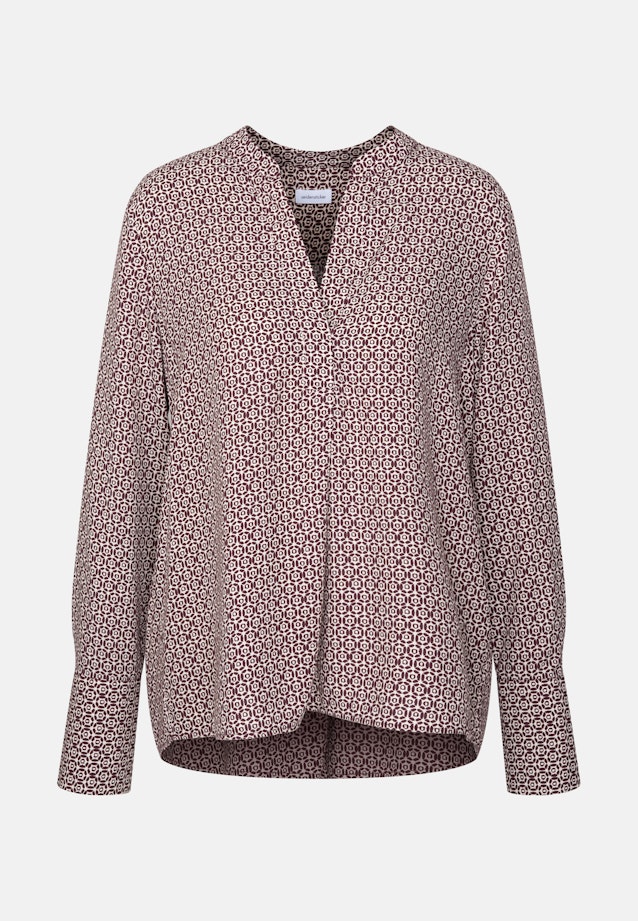 Tunika aus Viskose mit Print in Rot |  Seidensticker Onlineshop