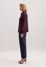 Hemdbluse aus Viskose mit abnehmbarer Schluppe in Rot |  Seidensticker Onlineshop