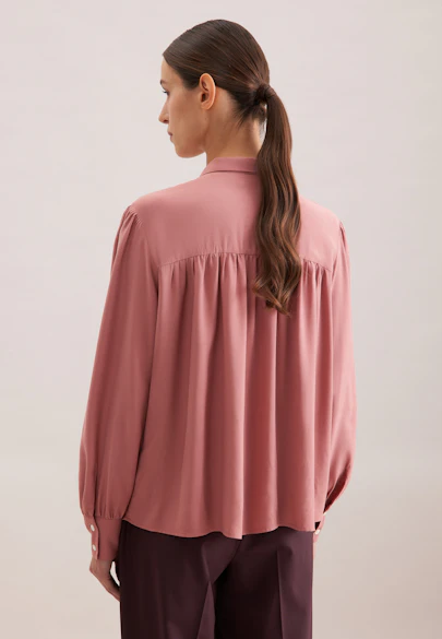 Schluppenbluse aus Viskose in Rosa |  Seidensticker Onlineshop