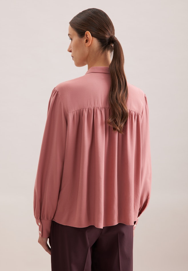 Schluppenbluse aus Viskose in Rosa | Seidensticker Onlineshop