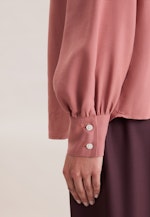 Schluppenbluse aus Viskose in Rosa |  Seidensticker Onlineshop